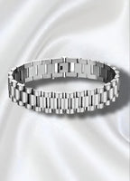 Stainless Steel Charming Hand Chain Bracelet | Beautiful Charming Hand Chain Bracelet For Boys and Men - Black