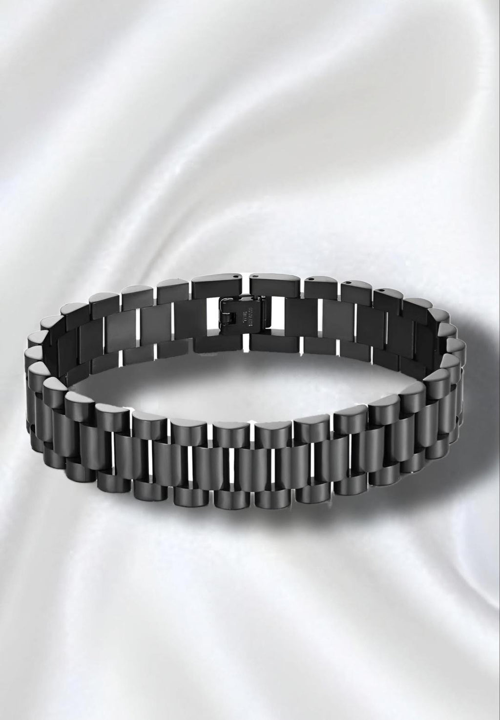 Stainless Steel Charming Hand Chain Bracelet | Beautiful Charming Hand Chain Bracelet For Boys and Men - Black
