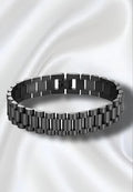 Stainless Steel Charming Hand Chain Bracelet | Beautiful Charming Hand Chain Bracelet For Boys and Men - Black