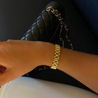 Stainless Steel Charming Hand Chain Bracelet | Beautiful Charming Hand Chain Bracelet For Boys and Men - Black