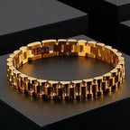 Stainless Steel Charming Hand Chain Bracelet | Beautiful Charming Hand Chain Bracelet For Boys and Men - Black