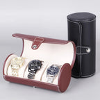 3 Slot Wristwatch Bracelet Organizer Travel Pouch Portable PU Watch Display Storage Gift Roll Case