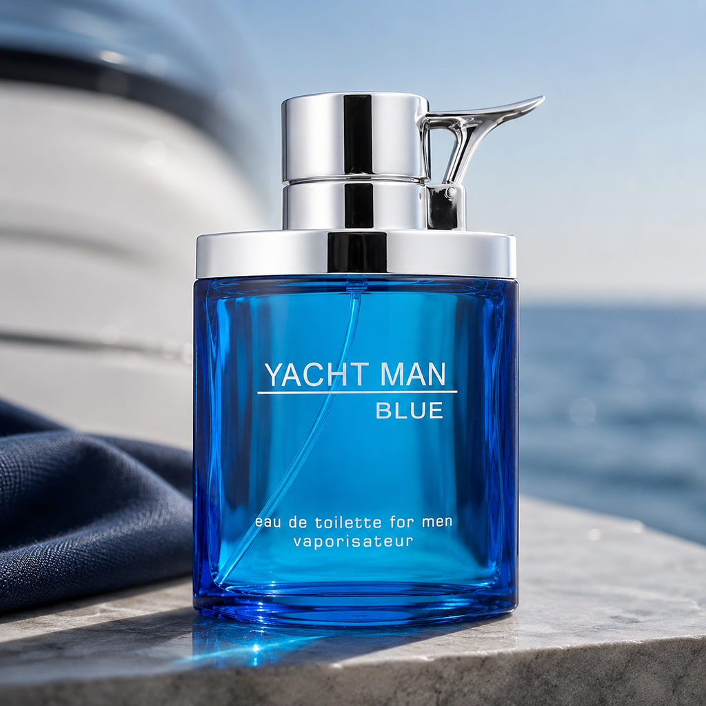 Yacht Man Blue Eau De Toilette for Men – 100ml | Fresh & Long-Lasting Fragrance