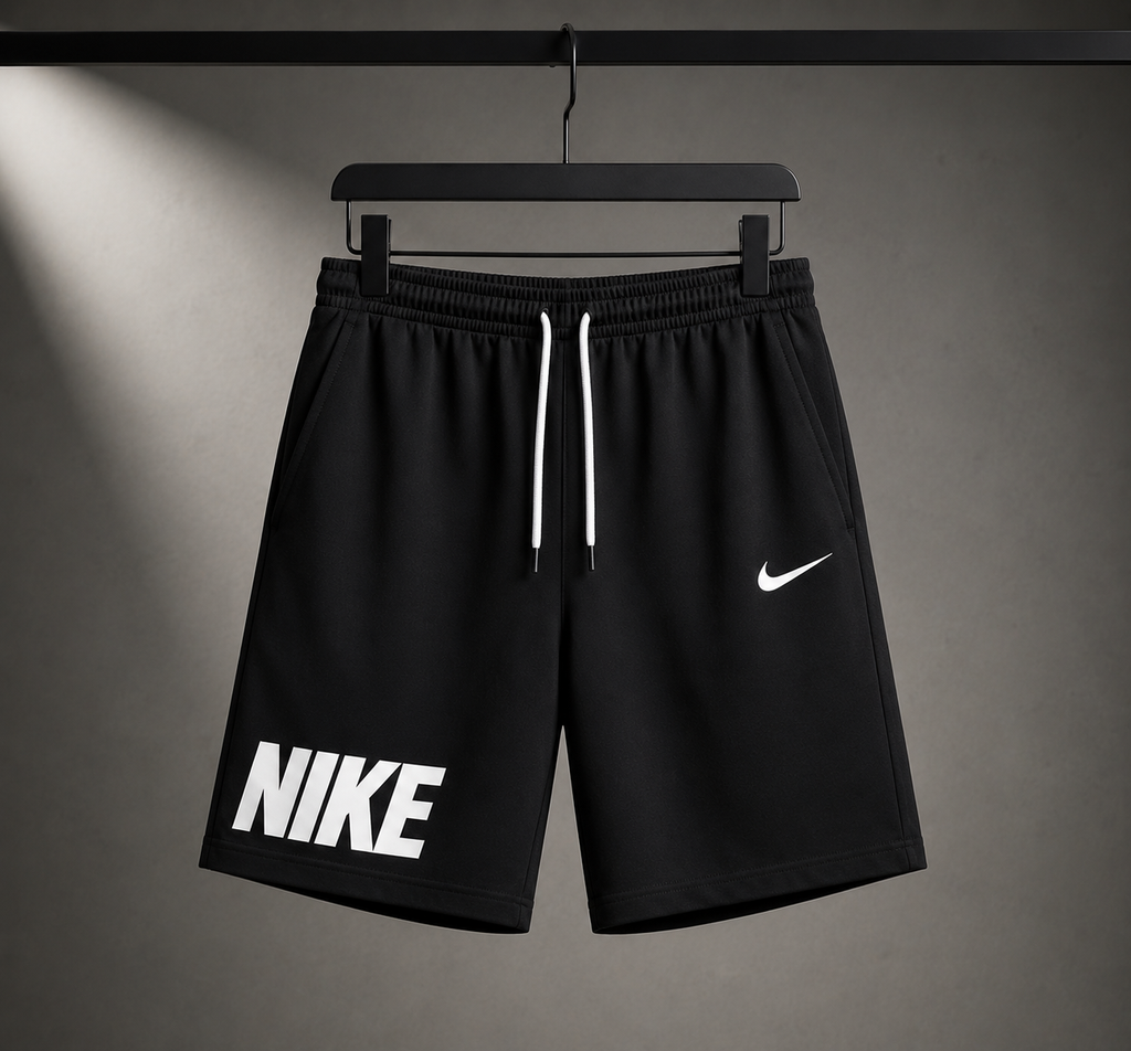 Premium Men's Black T-Shirt & Shorts Summer Co-Ord Set