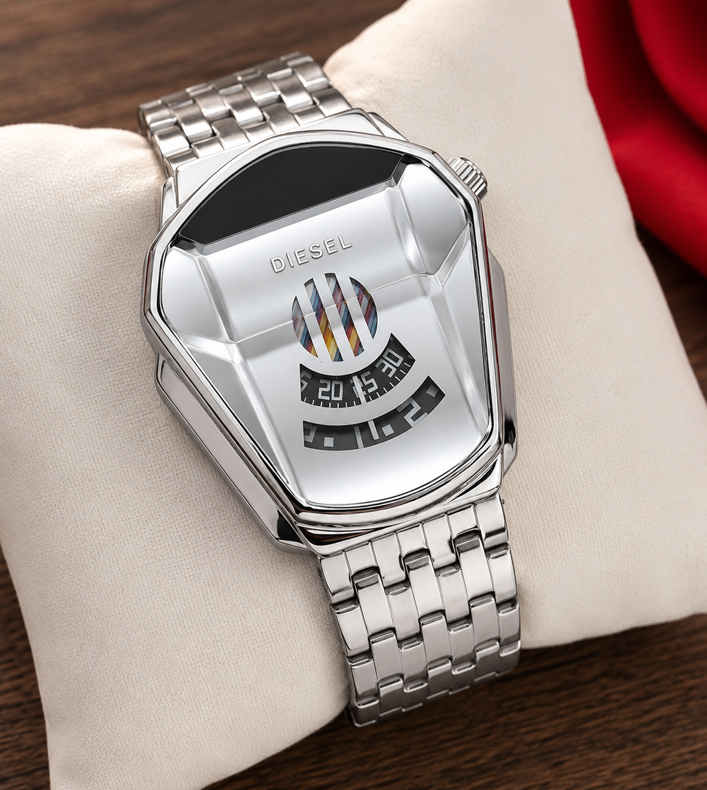 Men's Luxury Gold Digital Wrist Watch